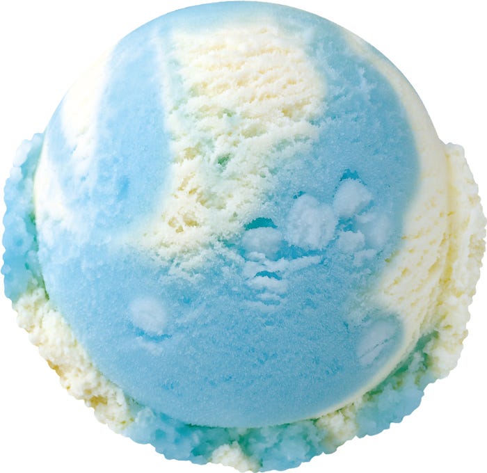 ソーダフロート ラムネ入りクリームソーダ味/画像提供:B-R サーティワン アイスクリーム