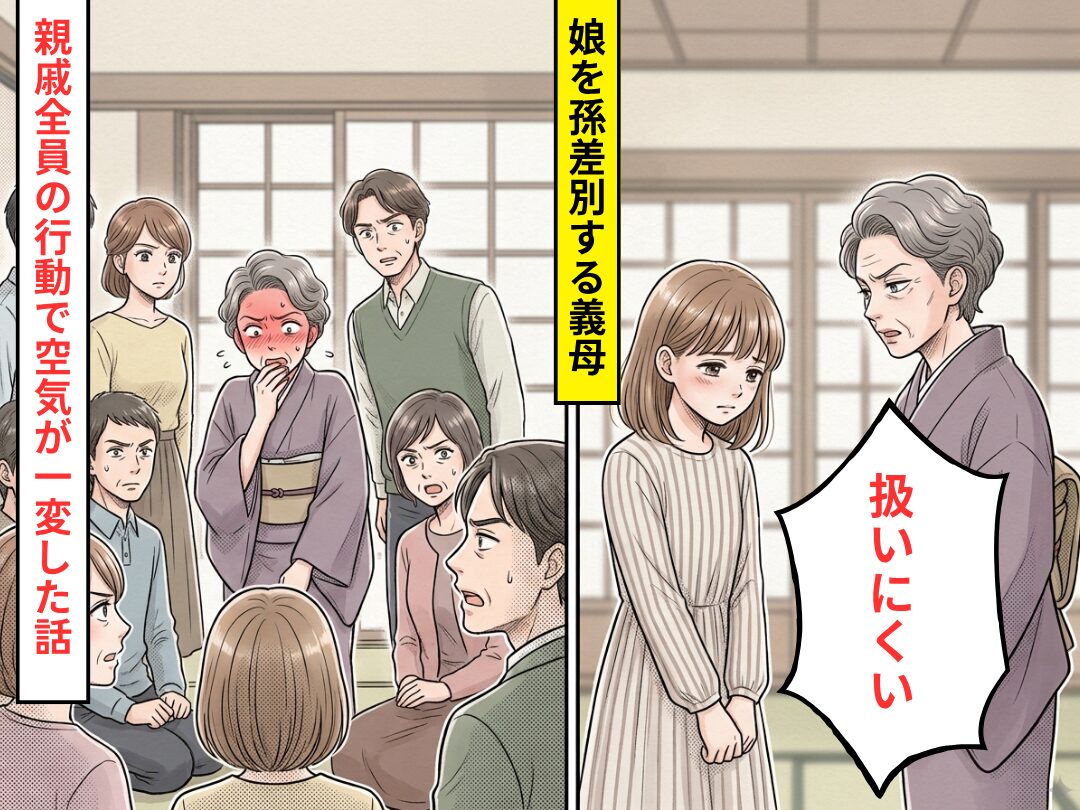 娘のことを…「扱いにくい」と”女の子だから”差別する義母。だが直後⇒親戚全員の【ある行動】で空気が一変した話