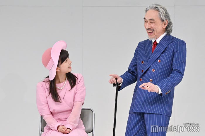 段田安則、上白石萌歌/「リア王」プレスコールより(C)モデルプレス