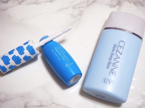 エテュセ　オイルブロックベース　/　セザンヌ　皮脂テカリ防止下地　ブルー