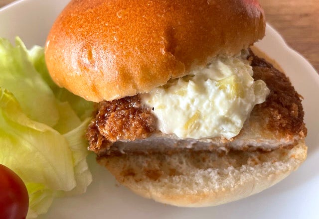 三元豚のとんかつサンド