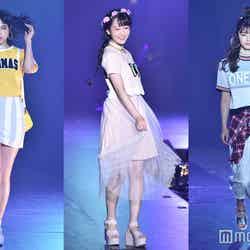 「Girls Summer Festival」（左から）三吉彩花、越智ゆらの（ゆらゆら）、古畑星夏／（C）モデルプレス