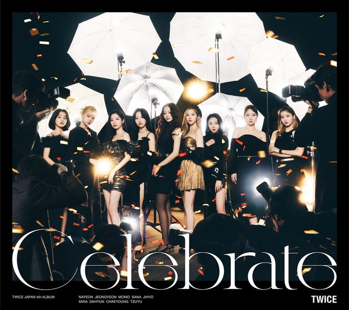 TWICE 4thアルバム「Celebrate」初回限定盤A(提供写真)