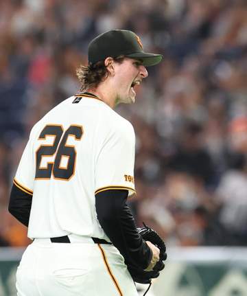 巨人 継投ノーノーならず 七回2死、2番手中川が初安打を許す 3番手船迫投入で1点リードは死守