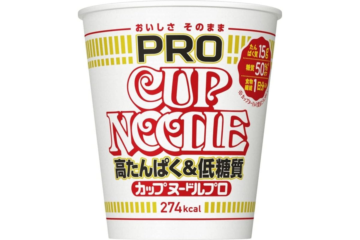 カップヌードルPRO高たんぱく&低糖質