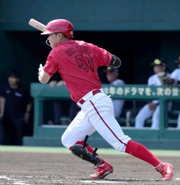 広島ドラ1・平川 1軍復帰 得点力不足の救世主になる 左打席で2安打に新井監督「問題なく振れているし」