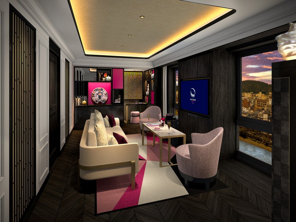 「フォションホテル京都」2021年3月16日開業 フォションピンクに色づく極上空間が日本上陸