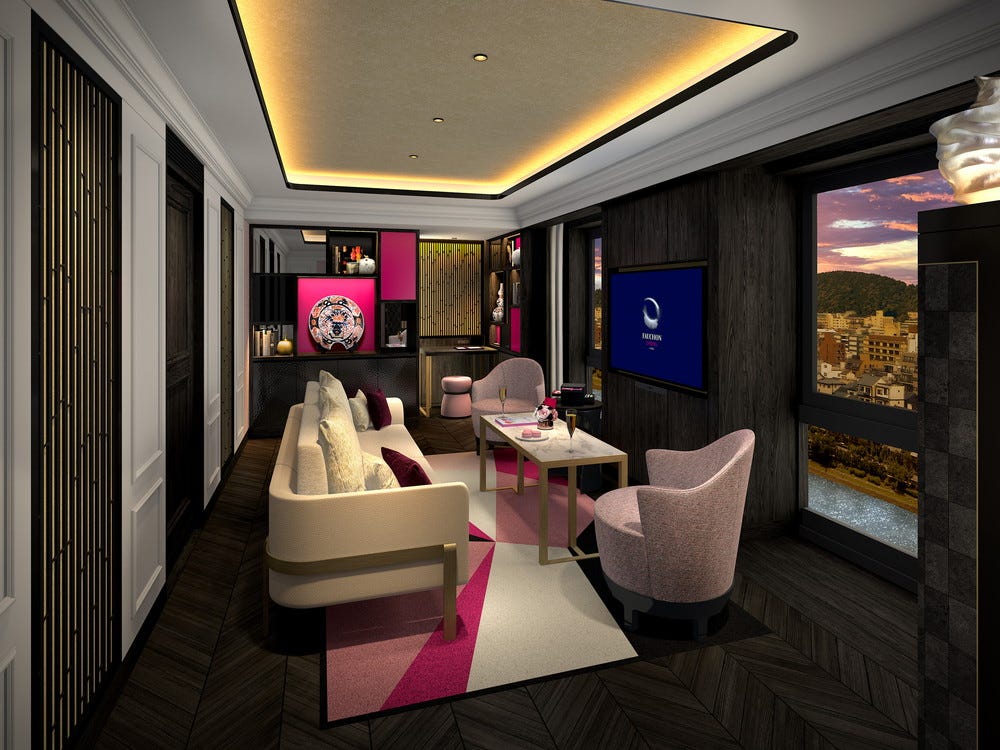 「フォションホテル京都」2021年3月16日開業 フォションピンクに色づく極上空間が日本上陸