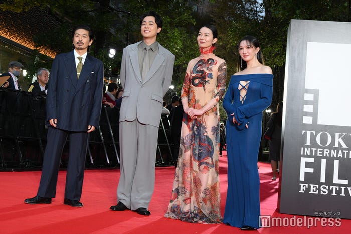 森田剛、成田凌、中村映里子、李杏(C)モデルプレス