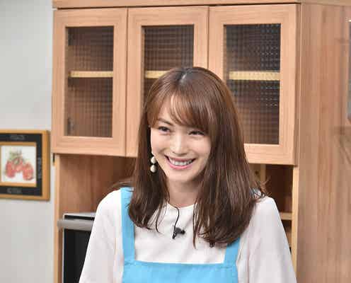 蛯原友里、2年ぶりテレビ出演 エプロン姿で料理披露