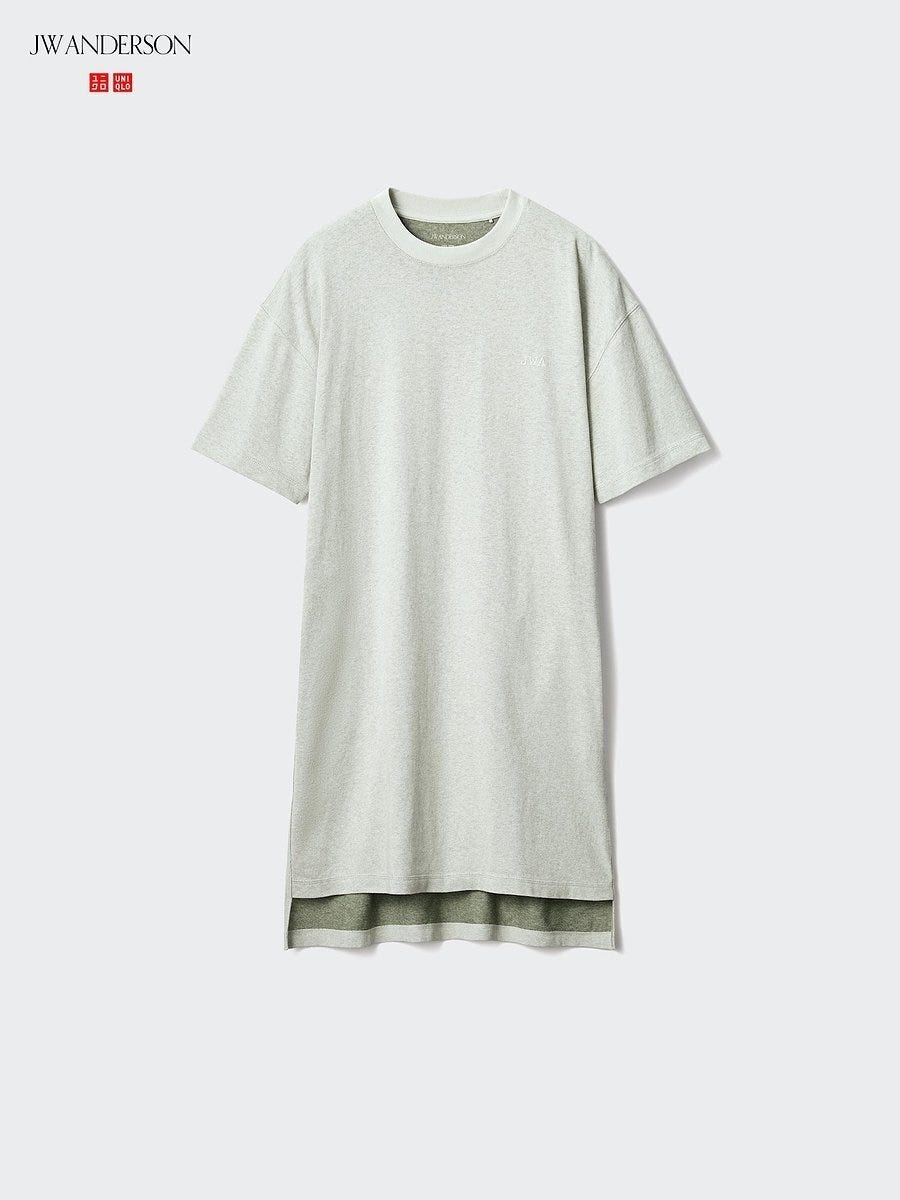 ユニクロ オーバーサイズバイカラーTワンピース ユニクロのオーバーサイズバイカラーTワンピース