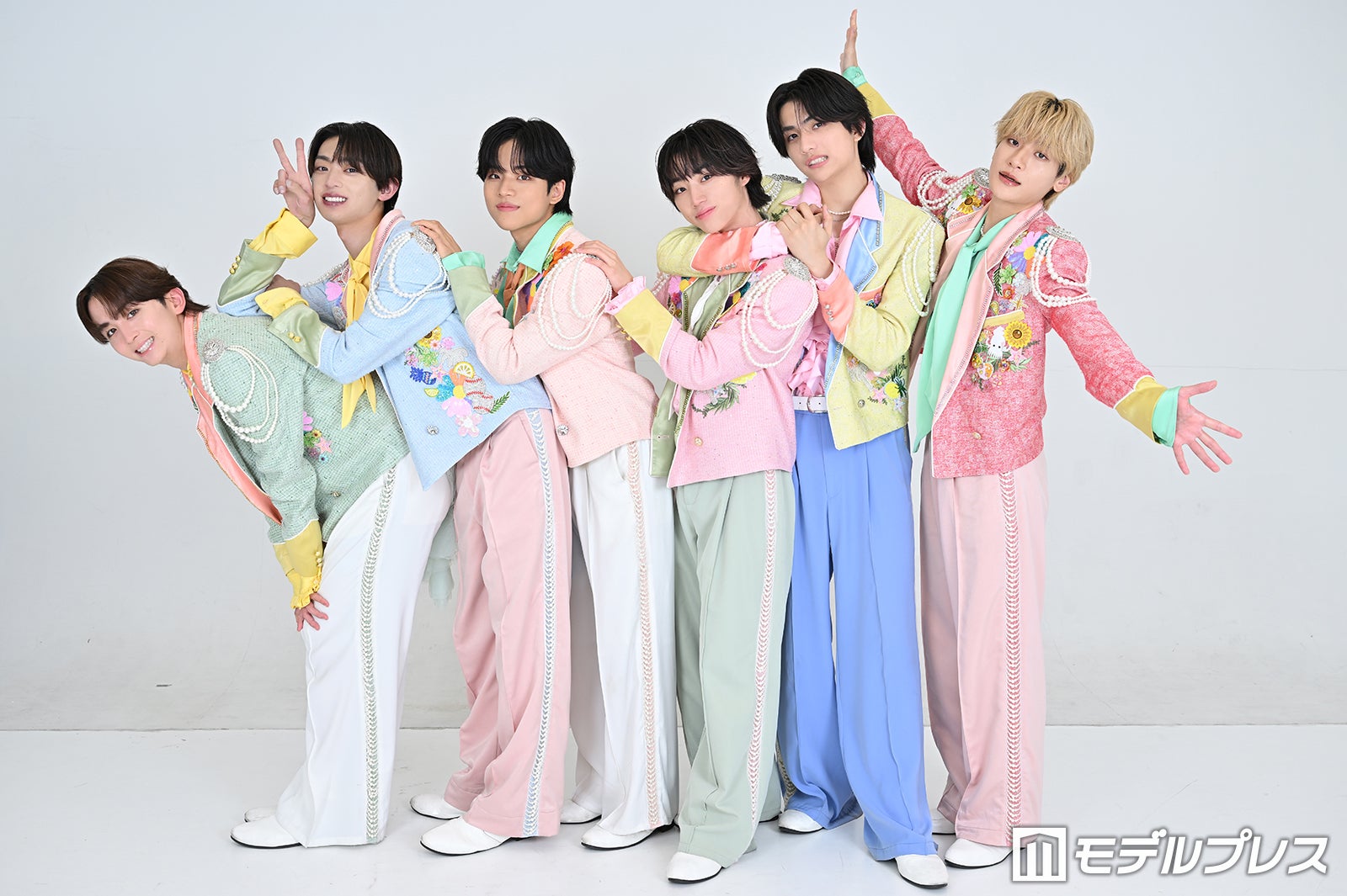 Lienel／高岡ミロ、近藤駿太、武田創世、森田璃空、高桑真之、芳賀柊斗（C）モデルプレス