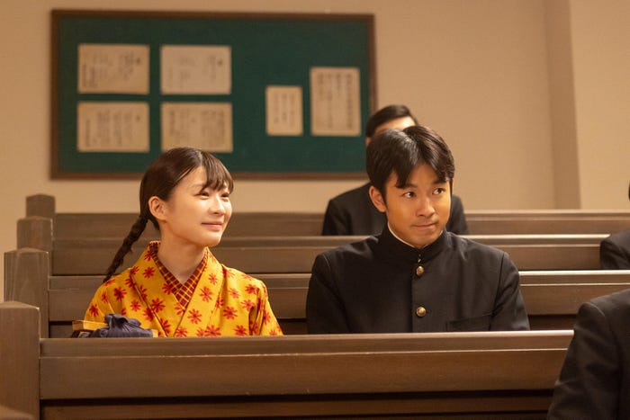 伊藤沙莉、仲野太賀「虎に翼」第3話より(C)NHK