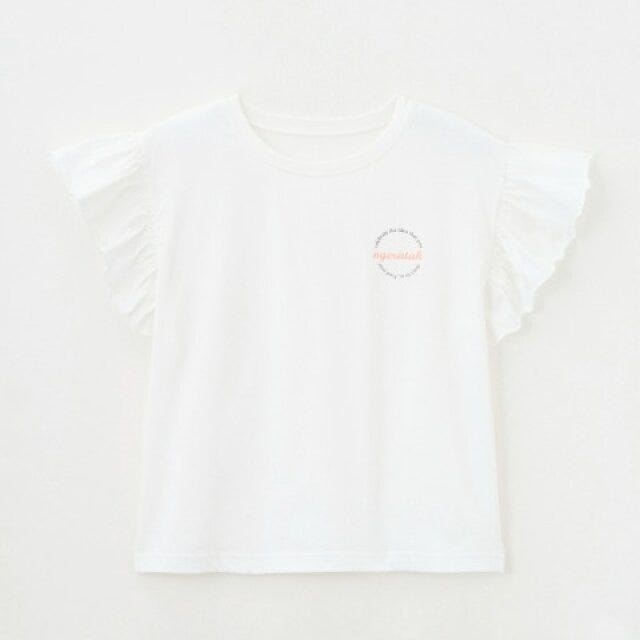 しまむら 接触冷感袖フリルTシャツ しまむらの接触冷感袖フリルTシャツ