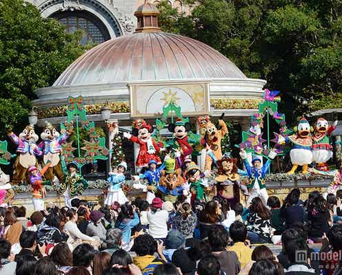 ディズニーシー、クリスマス限定ショーにキャラ大集合