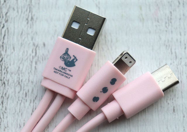 宝島社雑誌付録InRed2026年1・2月合併号のムーミンのミニミニ文具セット6