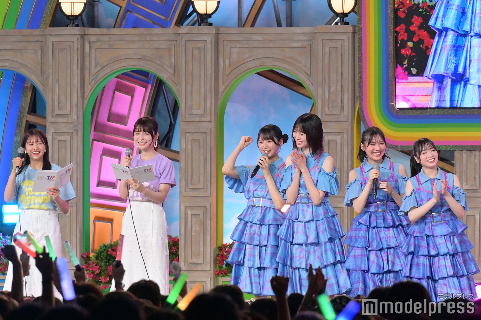 原田葵、長濱ねる、日向坂46三期生（C）モデルプレス