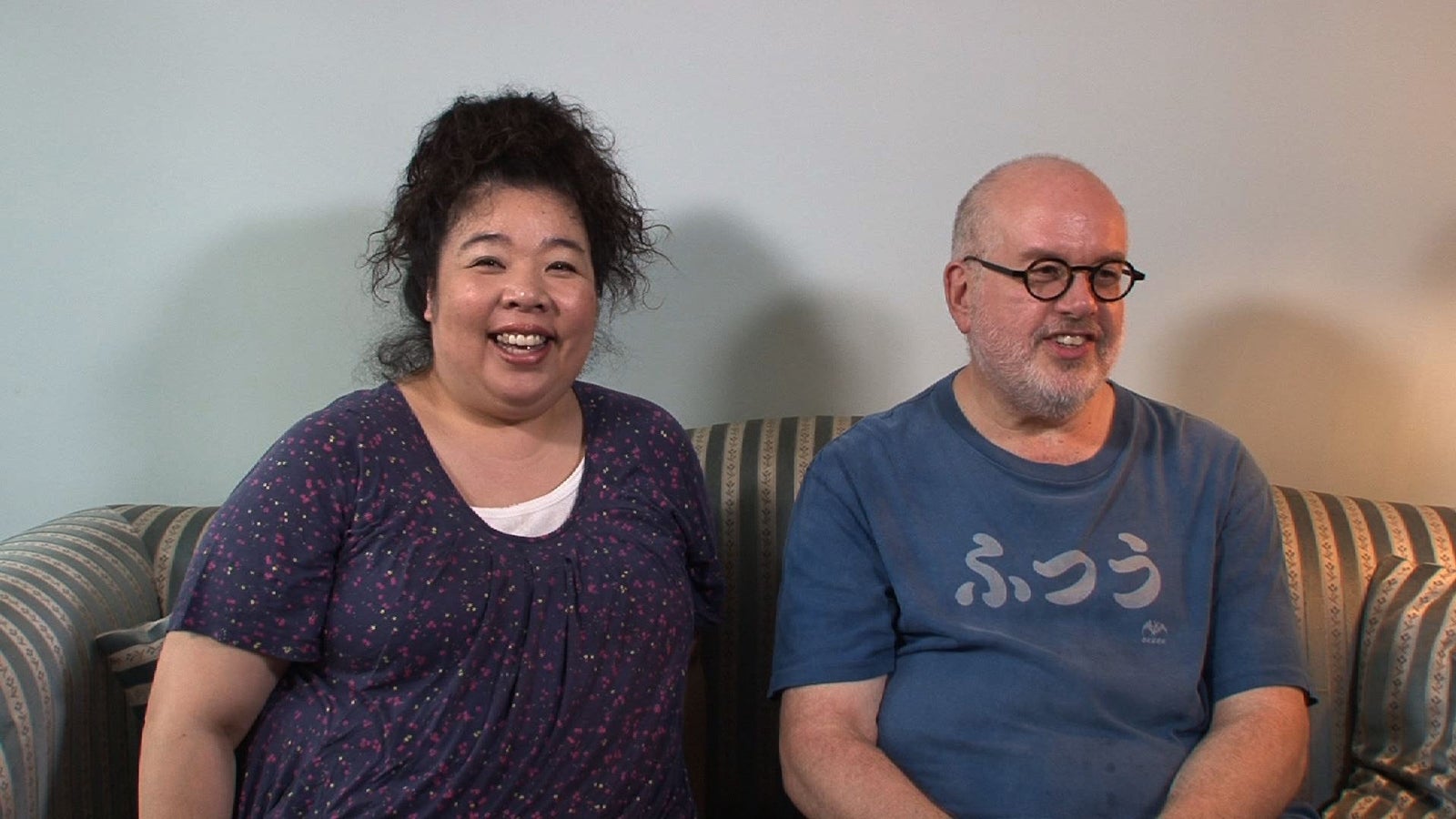 中島唱子と夫／画像提供：毎日放送