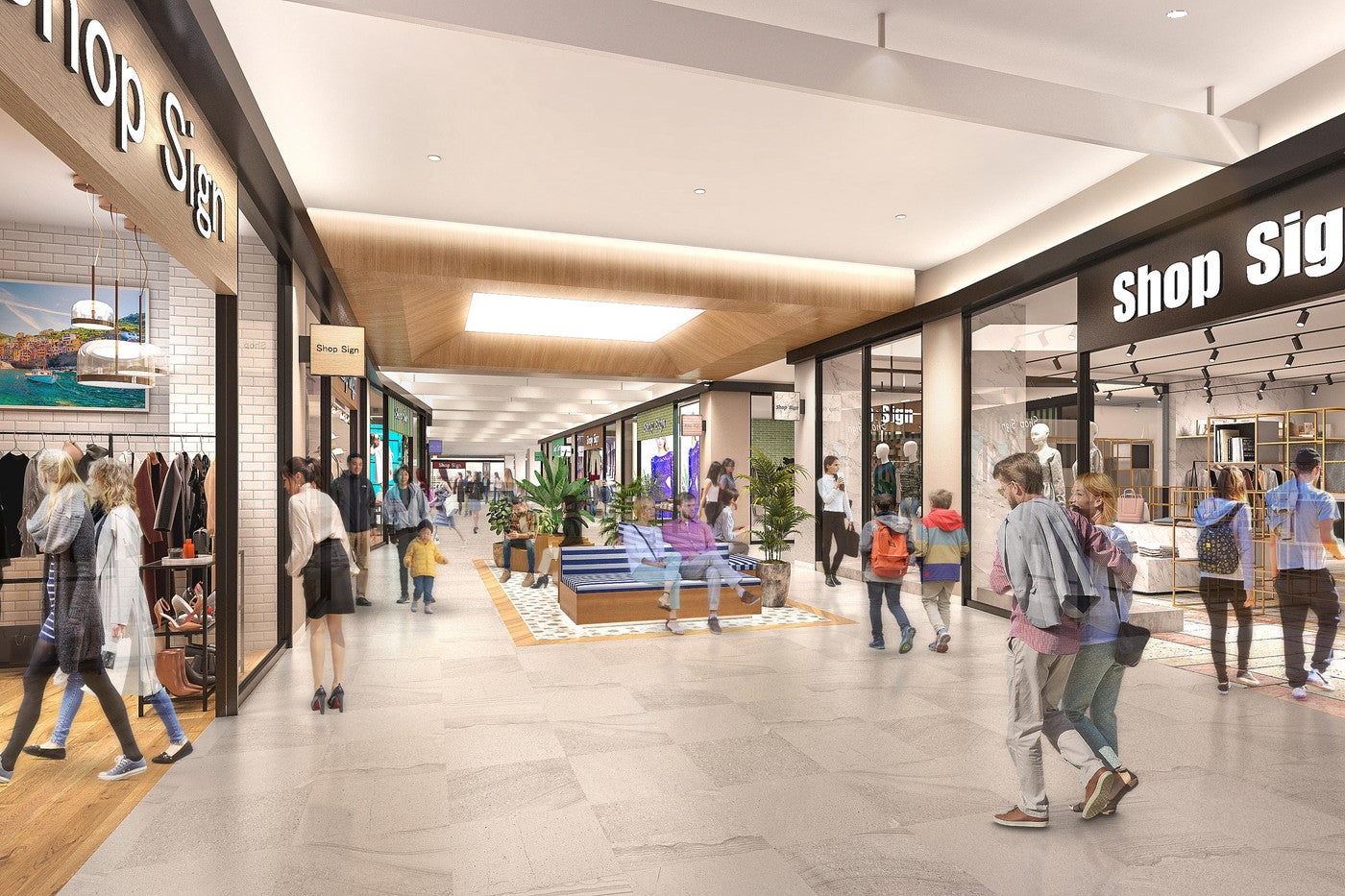 三井アウトレットパーク 大阪門真（2階）／画像提供：三井不動産