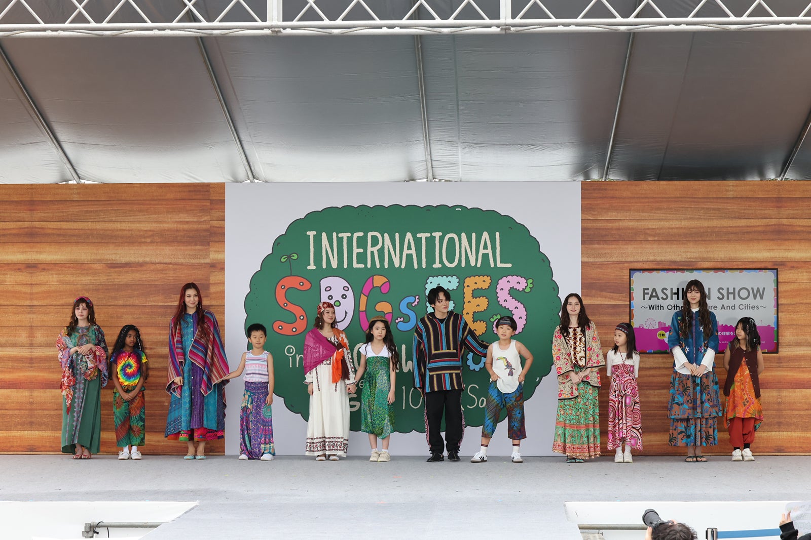 「FASHION SHOW～With Other Culture And Cities～」（C）INTERNATIONAL SDGs FES in EDOGAWA 2025 supported by TGC