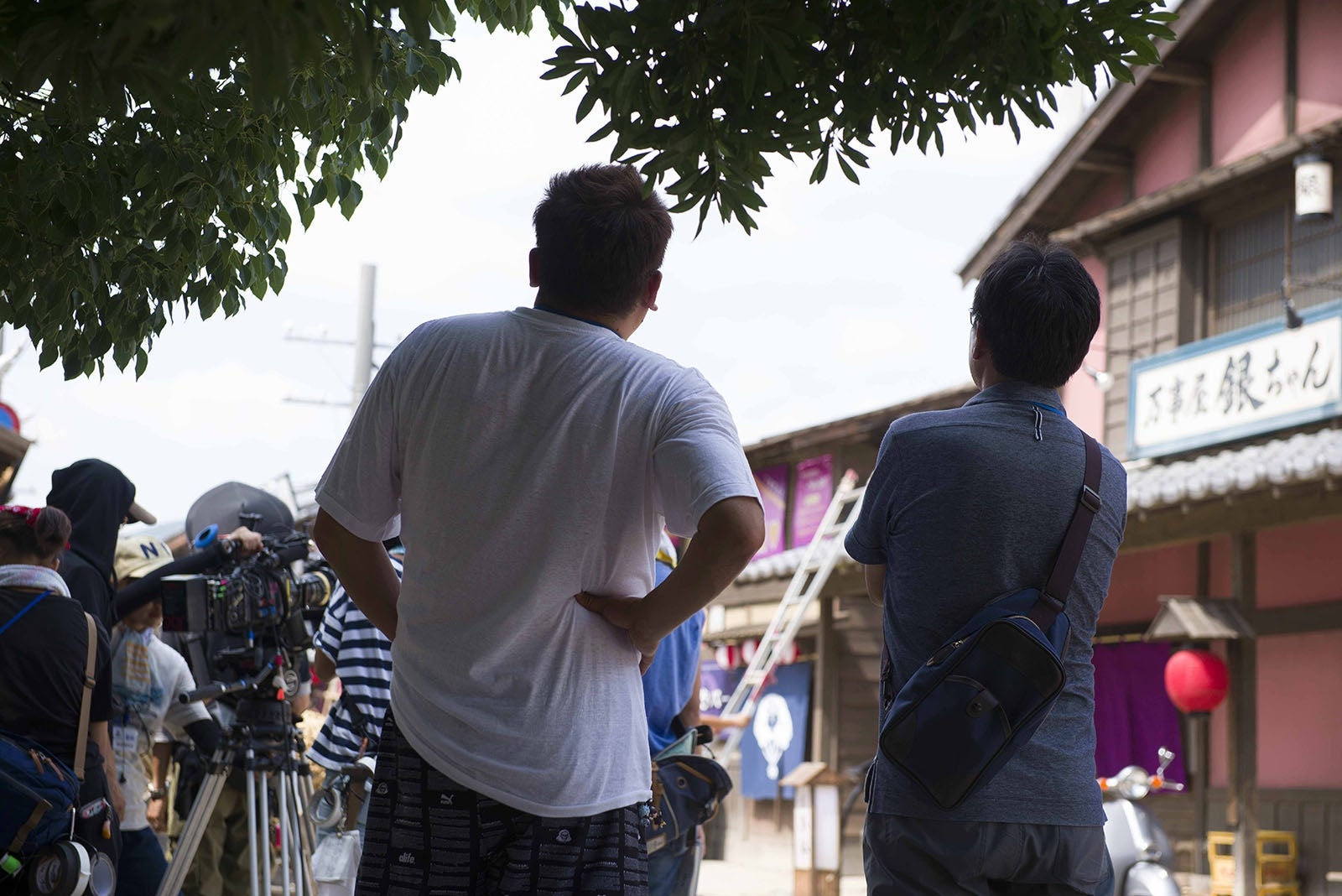 撮影の様子（C）空知英秋／集英社（C）2017 映画「銀魂」製作委員会