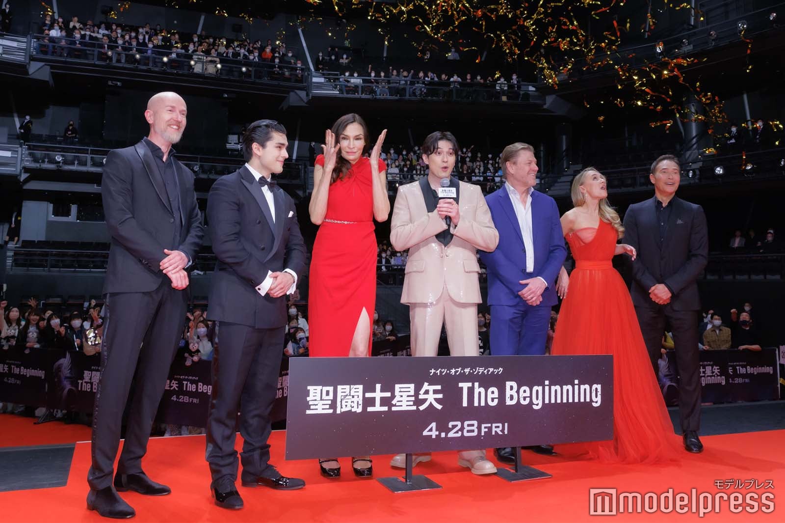 トメック・バギンスキー監督、ディエゴ・ティノコ、ファムケ・ヤンセン、新田真剣佑、ショーン・ビーン、マディソン・アイズマン、マーク・ダカスコス（C）モデルプレス