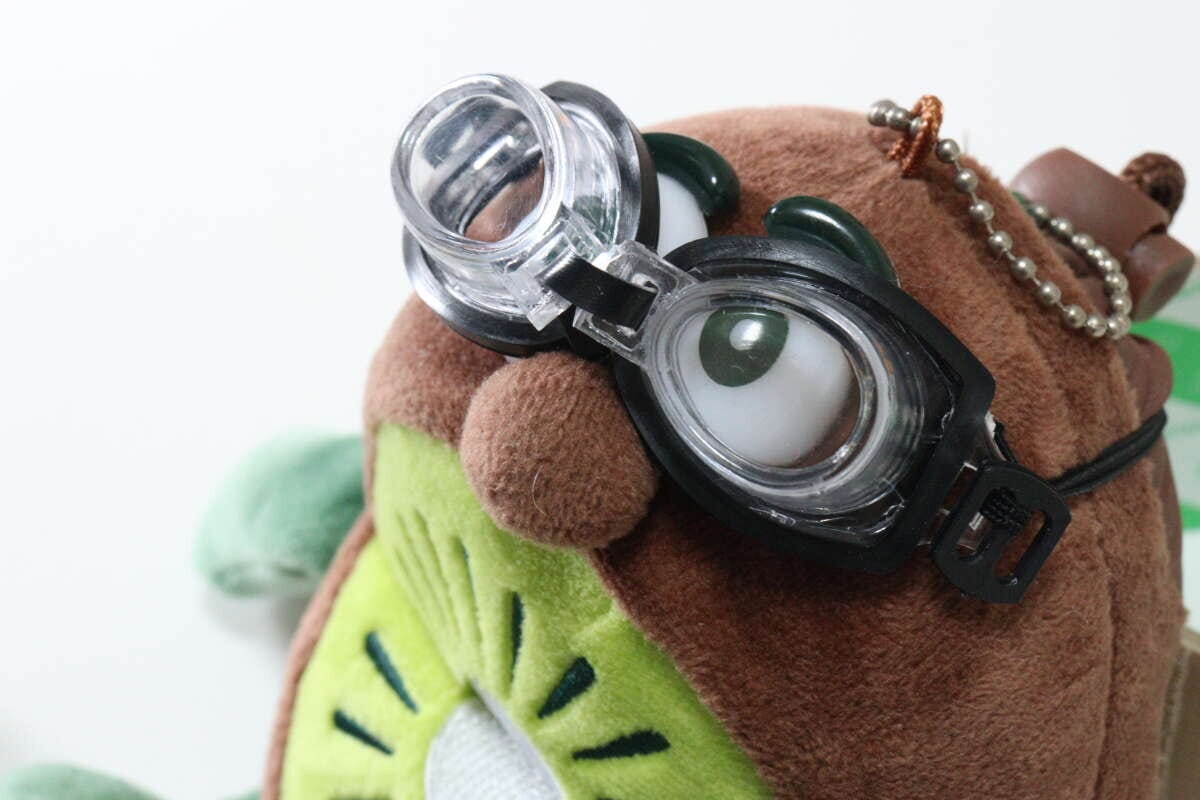 ぬいぐるみ用ゴーグル　使用例
