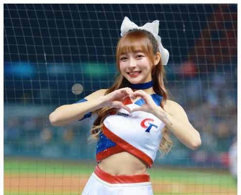 “可愛すぎるチアリーダー”台湾楽天ガールズ林襄、美スタイル披露“東京散策”ショット披露