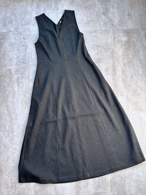 ユニクロブラッシュドジャージーワンピース　DARK