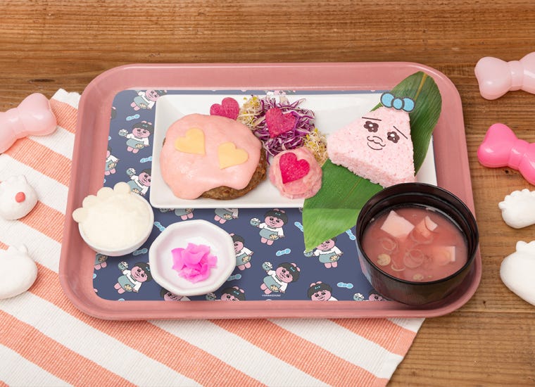 おぱんちゅうさぎの期間限定カフェ「おぱんちゅ食堂」全国4都市で、シュール&可愛い食堂メニュー提供