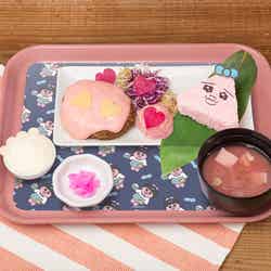 おぱんちゅ定食~HANBAGU~税込1,760円(C)KAWAISOUNI!