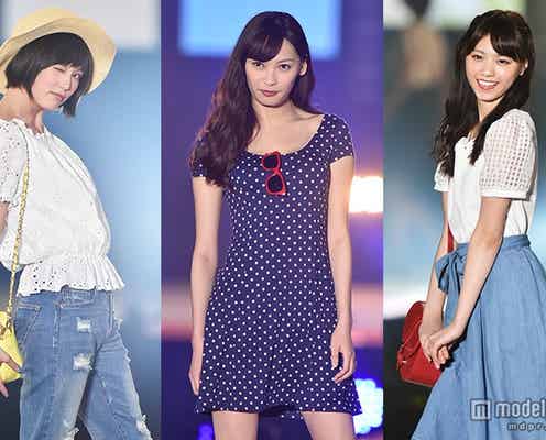 大政絢・本田翼・西野七瀬ら「non・no」モデルがランウェイジャック 新モデル初お披露目も<GirlsAward 2015 S/S>