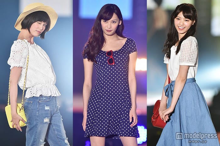 non-noモデル(左から)本田翼、大政絢、西野七瀬