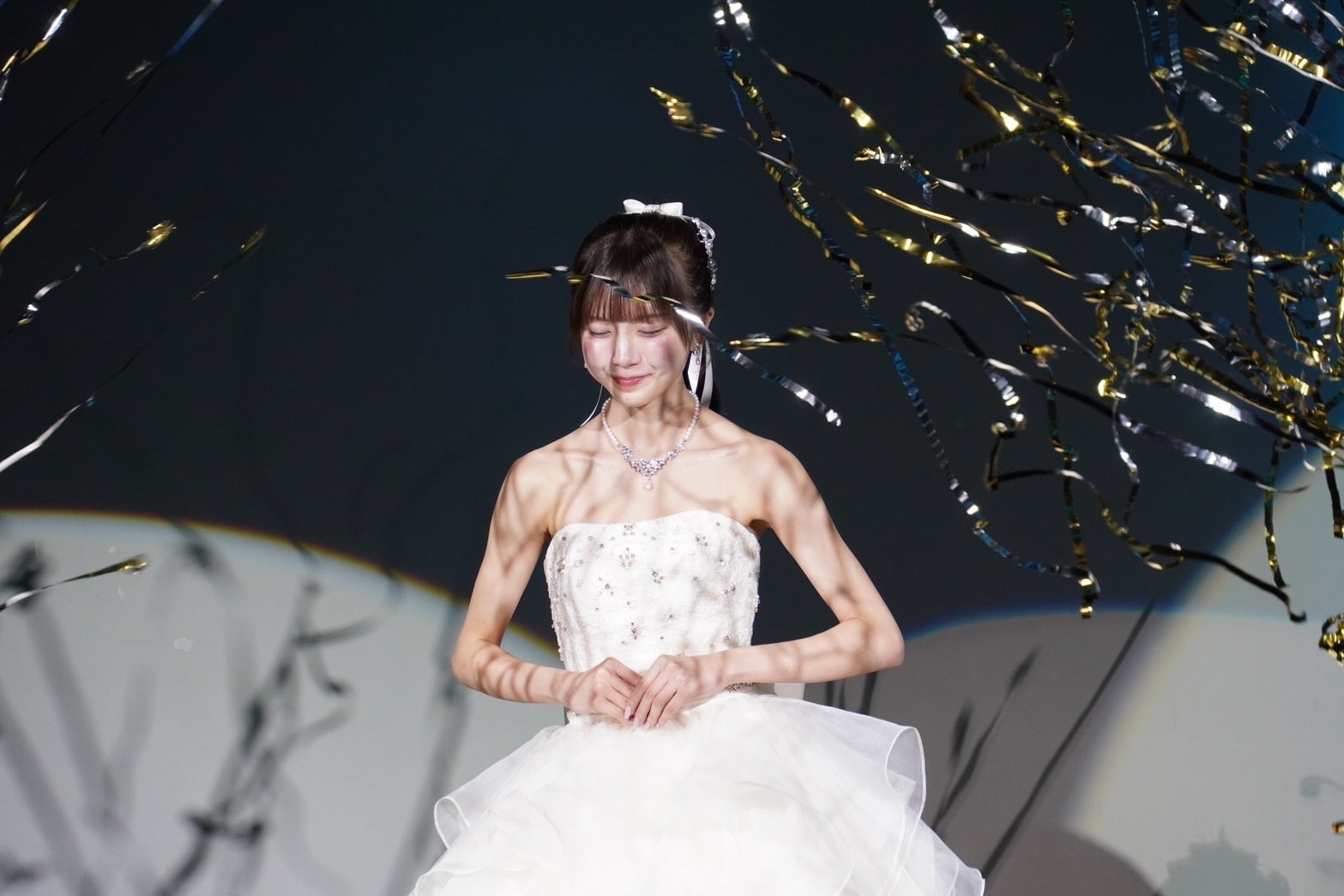 橋本菜々子さん「ミス成蹊コンテスト2024」より（提供写真）