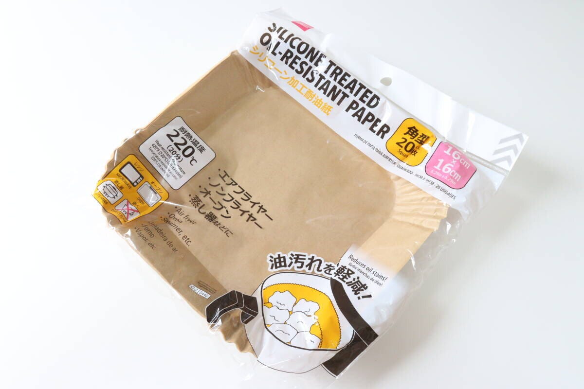 エアフライヤー用紙 ダイソー エアフライヤー用紙 ダイソー 注意点