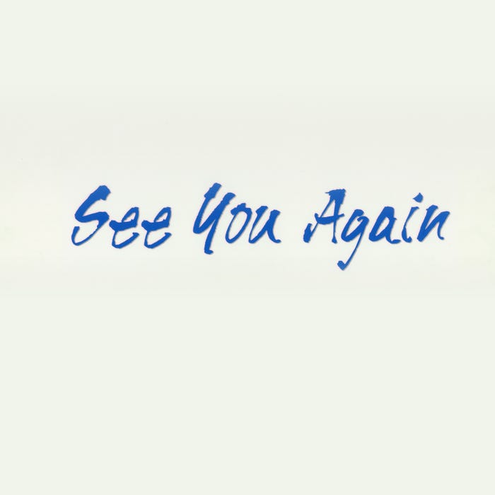 「See You Again」ジャケ写(提供写真)