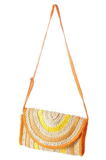 カラーボーダーストローバッグ「fifth」1,845円（税抜）