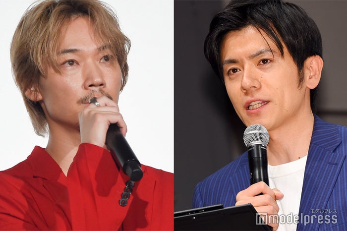 綾野剛、青木源太アナウンサー(C)モデルプレス