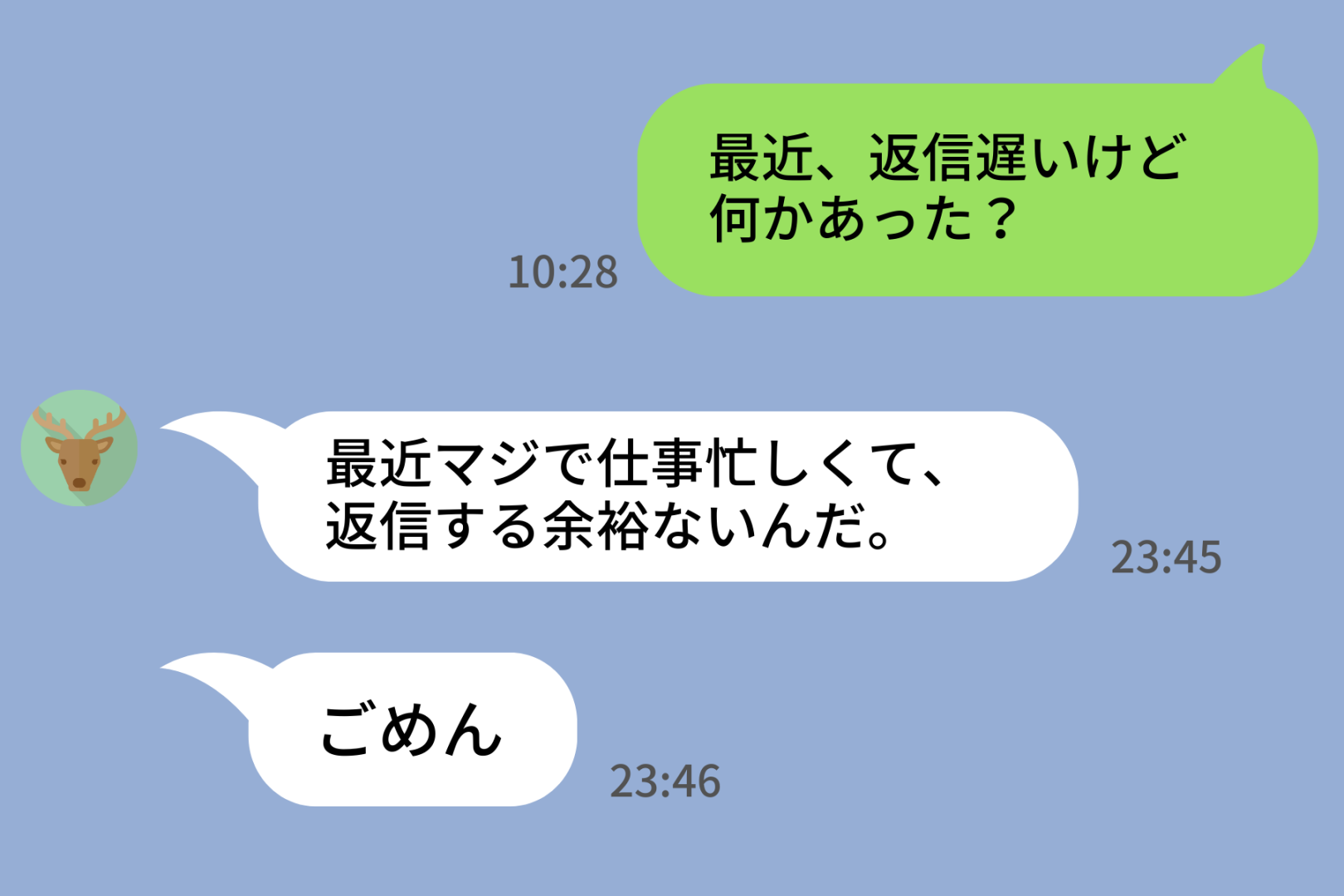 「忙しくて返信できない」と言い訳する彼氏→なのにグループLINEには５分で即レスしていて...
