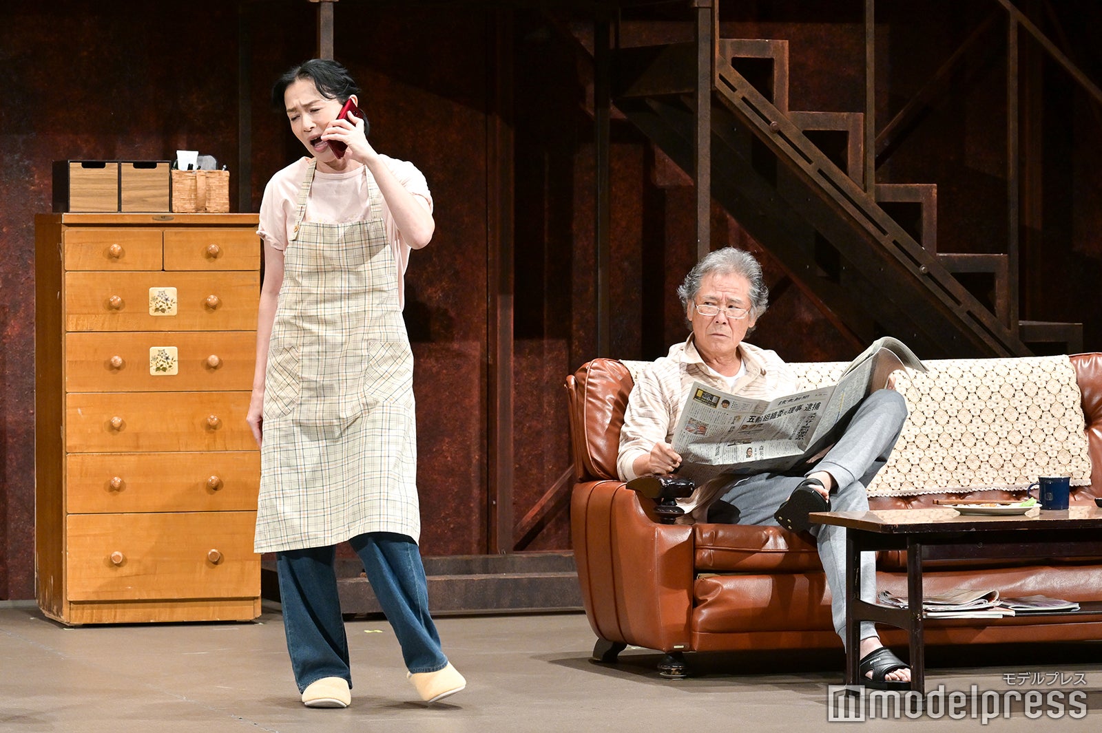 坂井真紀、西岡徳馬 （C）モデルプレス