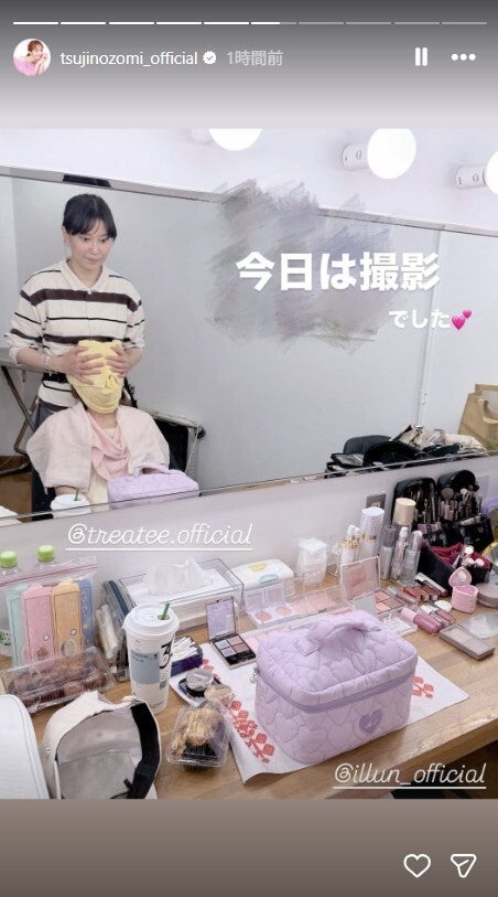 辻希美Instagramストーリーズより