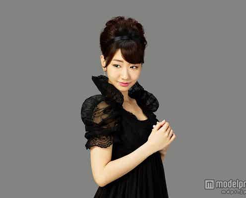 柏木由紀、“ブラック”なお姫様に ドレス姿で魅了