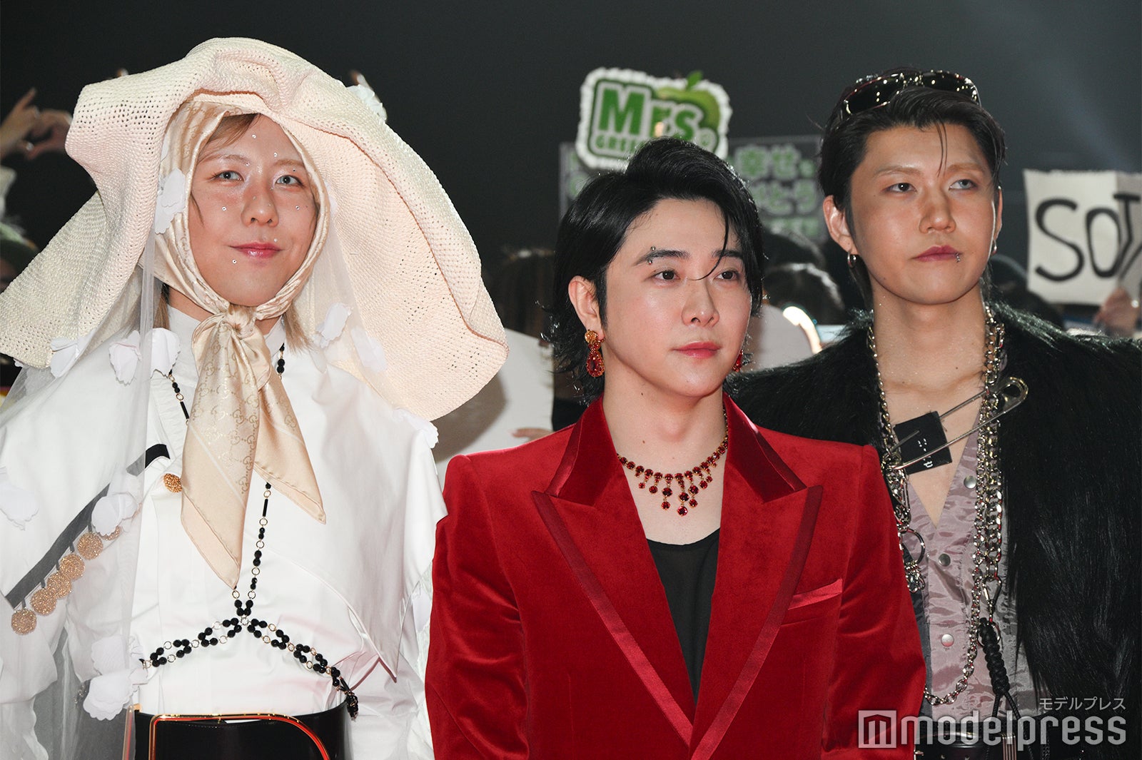 Mrs. GREEN APPLE／藤澤涼架、大森元貴、若井滉斗（C）モデルプレス