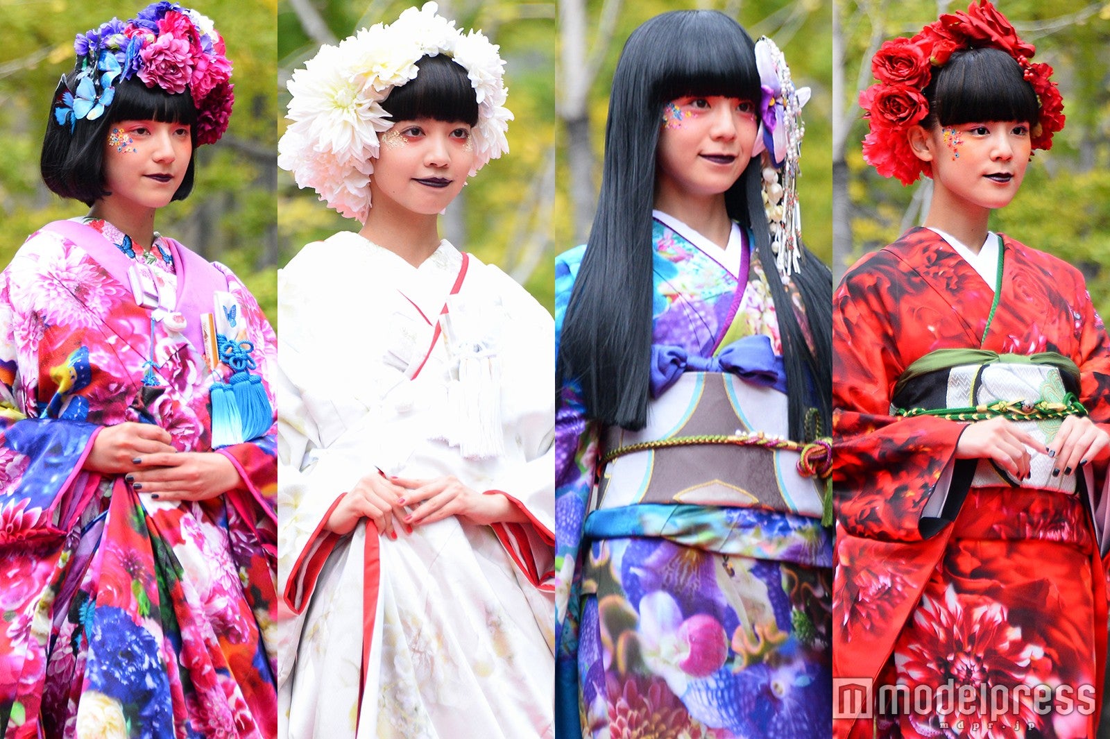 “蜷川実花ワールド”炸裂　絢爛和装コレクションにうっとり＜御堂筋ランウェイ＞