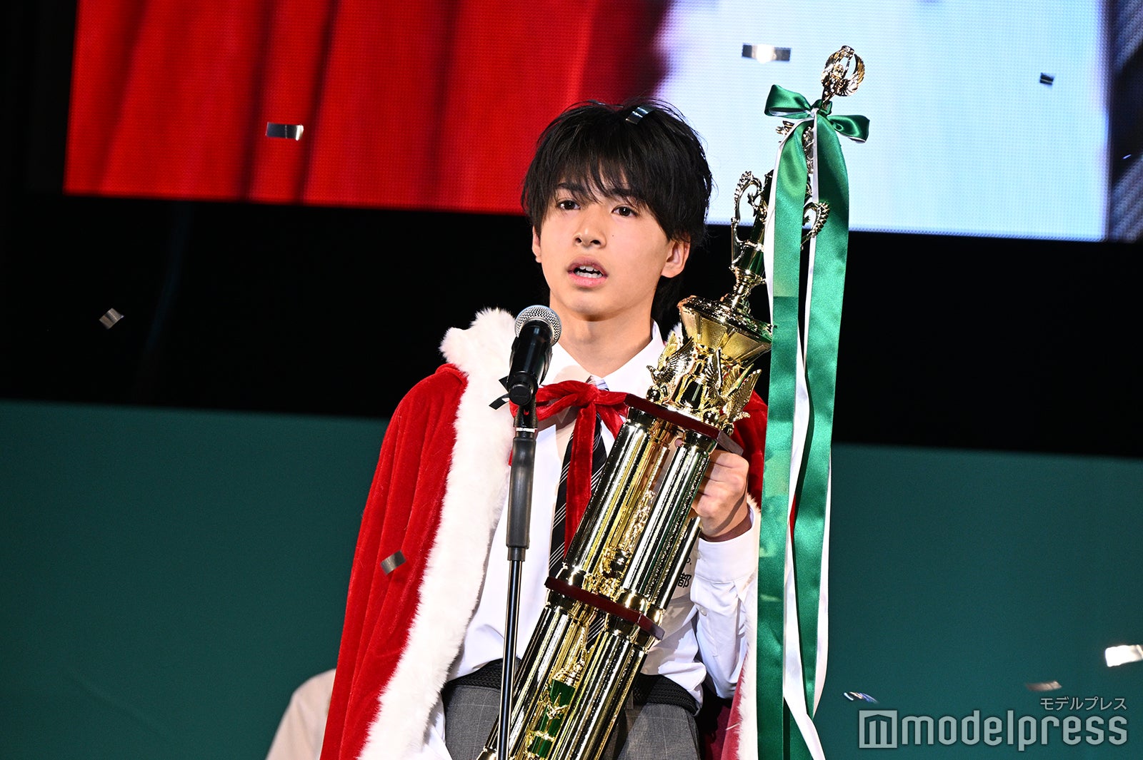 園山弥凪都くん（C）モデルプレス「男子中学生ミスターコン2025」ファイナル審査より（C）モデルプレス