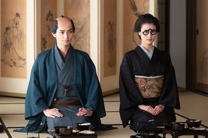 横浜流星、橋本愛「べらぼう~蔦重栄華乃夢噺~」第41話(C)NHK
