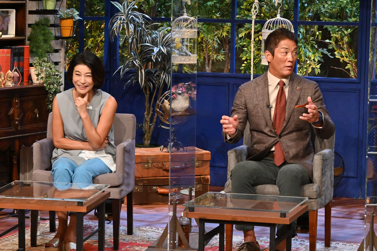 高嶋ちさ子、長嶋一茂（C）テレビ朝日