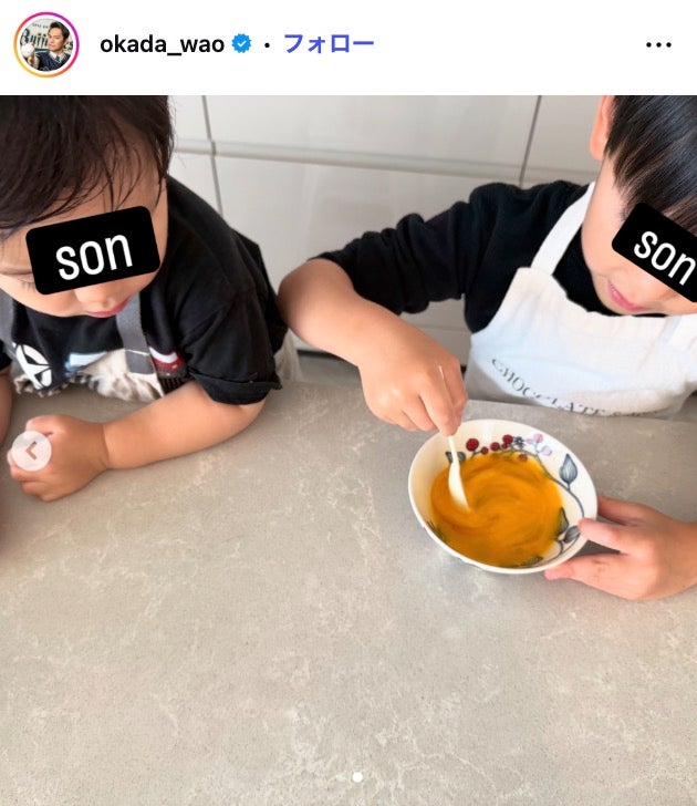 岡田圭右Instagramより