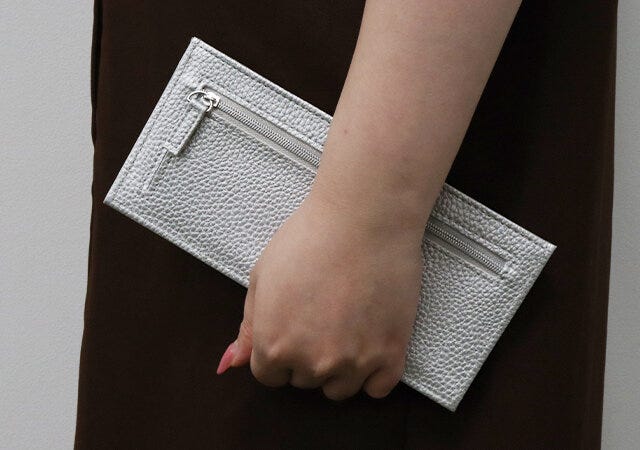 付録　素敵なあの人　TABASA　レザー調超スリム財布　高見え　お出かけ　買い物　旅行