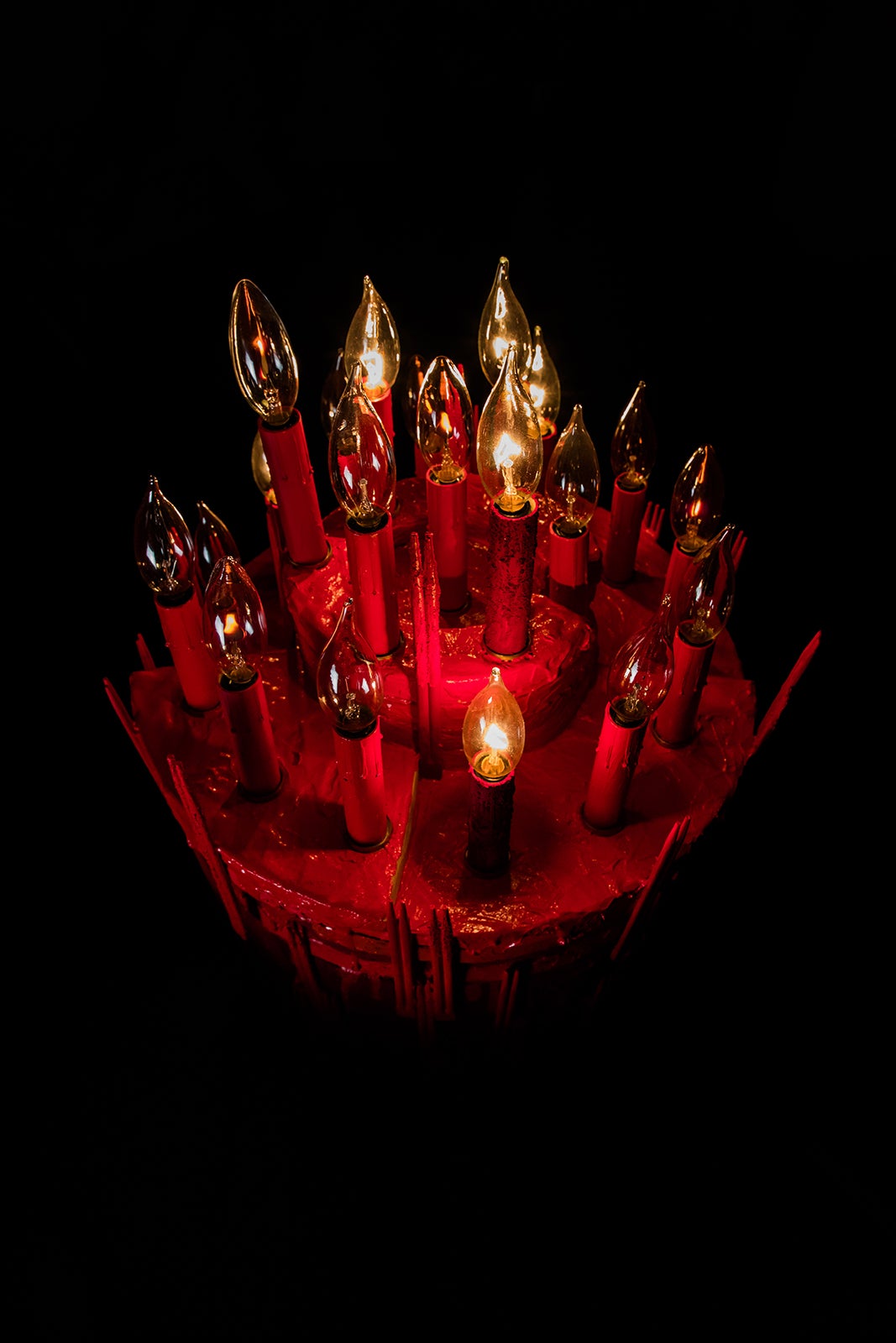 光のオブジェ『百年のfuuu.』（C）2017 Shingo Katori